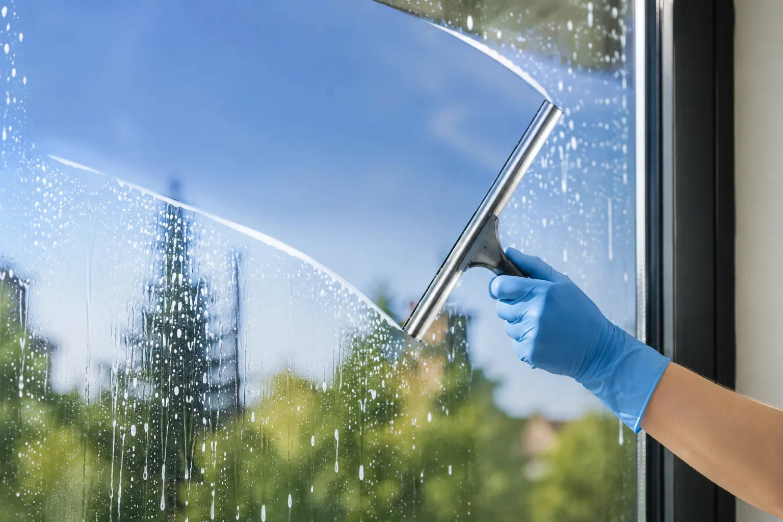 Glass washing